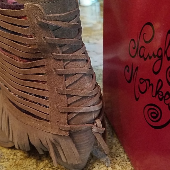 NAUGHTY MONKEY | Boho Suede Booties NEW - Picture 3 of 8